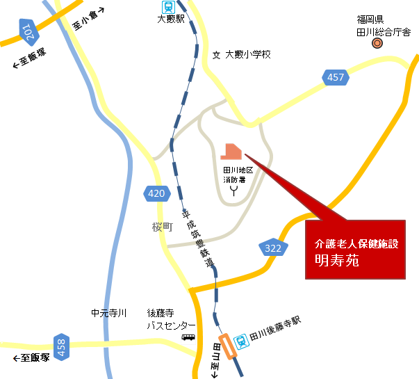 明寿苑周辺地図
