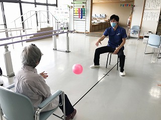 ボールを使った訓練