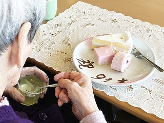 誕生日会デザート
